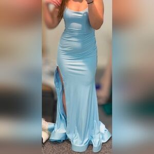 Light Blue Prom Dress